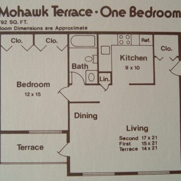 One Bedroom • One Bath • 1,000 sq ft